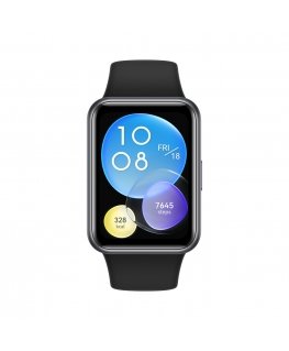 Huawei WATCH FIT 2 4,42 cm (1.74") AMOLED 33 mm Цифровой 336 x 480 пикселей Сенсорный экран Черный GPS (спутниковый)