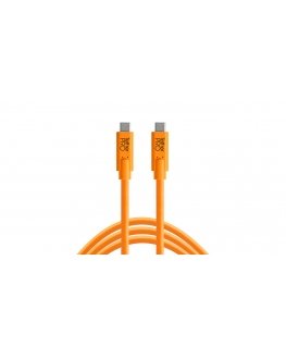 Tether Tools CUC15-ORG USB-kaabel USB 3.2 Gen 1 (3.1 Gen 1) 4,6 m USB C Oranž