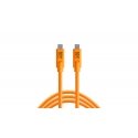 Tether Tools CUC15-ORG USB-kaapeli USB 3.2 Gen 1 (3.1 Gen 1) 4,6 m USB C Oranssi