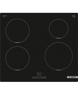 Bosch Serie 4 PUE611BB6E plīts virsmas sildelements Melns Iebūvēts 59.2 cm Zonas indukcijas plīts 4 zone(s)