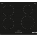 Bosch Serie 4 PUE611BB6E pliidiraud Must Sisseehitatud 59.2 cm Tsooniga induktsioonplaat 4 tsoon(id)