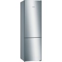 Bosch Serie 4 KGN39VLEB холодильник с морозильной камерой Отдельно стоящий 368 L E Нержавеющая сталь