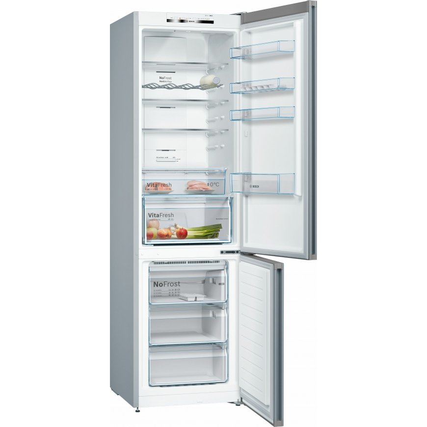 Bosch Serie 4 KGN39VLEB šaldytuvas-šaldiklis Pastatomi 368 L E Nerūdijančiojo plieno – 2