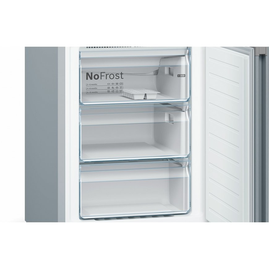 Bosch Serie 4 KGN39VLEB šaldytuvas-šaldiklis Pastatomi 368 L E Nerūdijančiojo plieno – 4