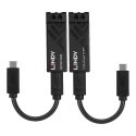 Lindy 43312 сетевой удлинитель Сетевой передатчик и приемник Черный