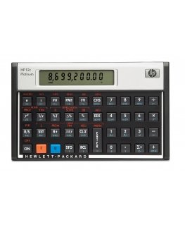 HP 12c calculator Desktop Financial Aluminium, Black