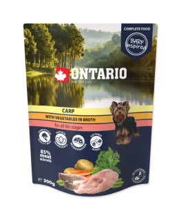 Canned food for dogs : Ontario Dog Carp with vegetables in broth