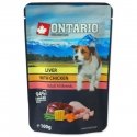 Canned food for dogs : Ontario Dog Liver with Chicken in Broth,