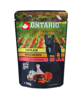 Canned food for dogs : Ontario Dog Cartilage with Chicken in Bro
