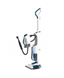 Polti Vaporetto 3 Clean Pystyimuri AC Kuiva ja märkä Vaahto Pussiton 0,5 L 1700 W Sininen, Valkoinen