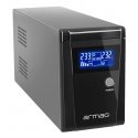 Armac O/650F/LCD nepertraukiamo maitinimo resursai (UPS) „Line-Interactive“ 0,65 kVA 2 AC išvestis(y Armac O/650F/LCD nepertraukiamo maitinimo resursai (UPS) „Line-Interactive“ 0,65 kVA 2 AC išvestis(y