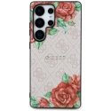 Guess Leather 4G Flowers Print Metal Classic Logo MagSafe Case for Samsung Galaxy S25 Ultra Pink Guess Leather 4G Flowers Print Metal Classic Logo MagSafe Case for Samsung Galaxy S25 Ultra Pink
