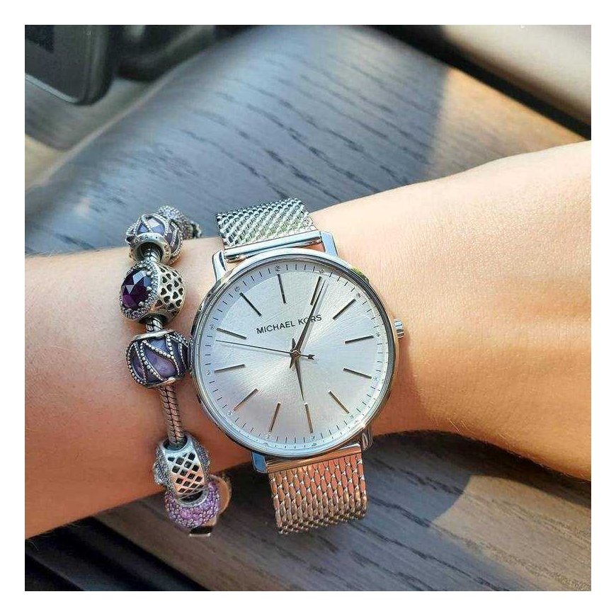Women's watch Michael Kors Pyper, silver – 3