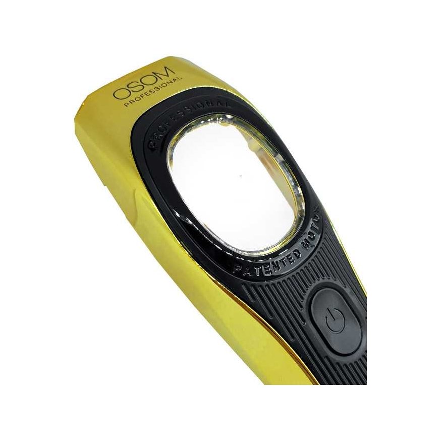 Profesionali plaukų kirpimo mašinėlė OSOM Professional PRIME Cordless Hair Clipper OSOMP01GOLD, aukso spalvos – 2