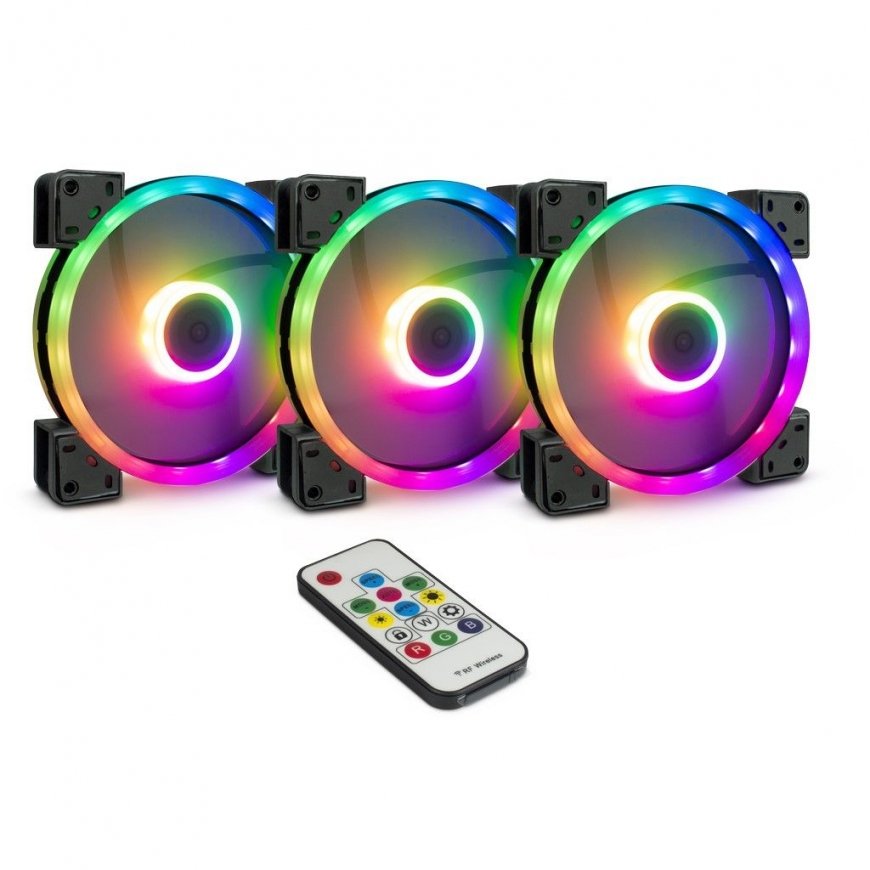 Inter-Tech Argus RGB-Fan Set RS-14 Datora