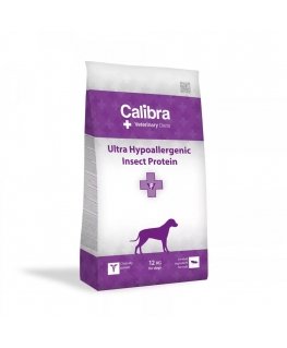 CALIBRA Veterinary Diets Dog Hypoallergenic Skin & Coat Support - sausā suņu barība - 12kg