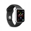 PURO ICON Apple Watch Band Grupa Melns Silikons