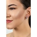 Brilio Silver Charming silver earrings with red zircons EA294DPW Brilio Silver Charming silver earrings with red zircons EA294DPW