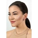 Brilio Silver Charming silver earrings with red zircons EA294DPW Brilio Silver Charming silver earrings with red zircons EA294DPW
