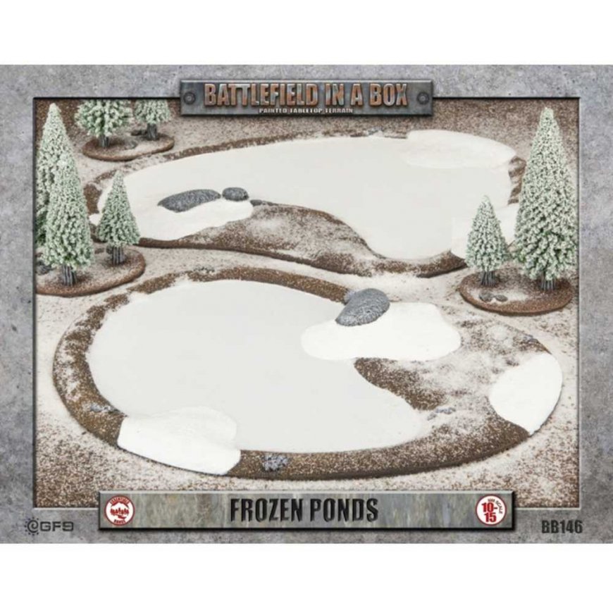 Gale Force Nine Battlefield In A Box - Frozen Ponds