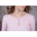 Troli Sliding steel necklace with triangles Troli Sliding steel necklace with triangles