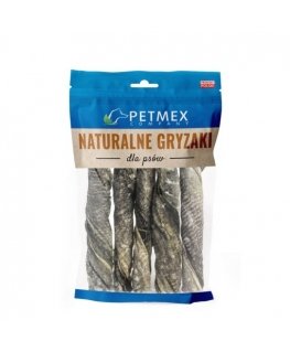 PETMEX Skóra Dorsza twist - Przysmak dla psa - 200g