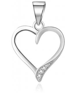 Beneto Gentle sidabrinis pakabukas Heart AGH634L