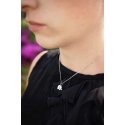 Agate Silver Necklace Elephant for Success AGS1553/40D Agate Silver Necklace Elephant for Success AGS1553/40D