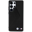 Dėklas BMW Leather Oversized Stripes MagSafe Samsung Galaxy S25 Ultra juodos spalvos Dėklas BMW Leather Oversized Stripes MagSafe Samsung Galaxy S25 Ultra juodos spalvos