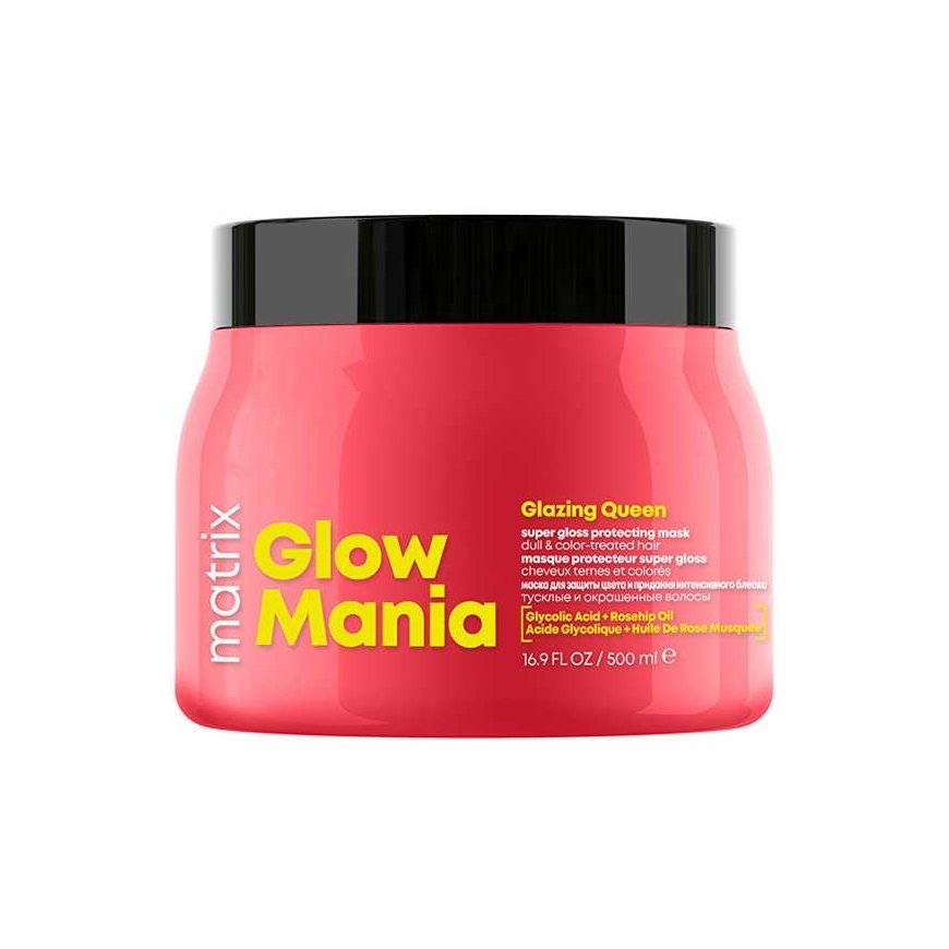 Matrix Mask for colored hair Glow Mania Glazing Queen (Super Gloss Protecting Mask), 500 ml – 2