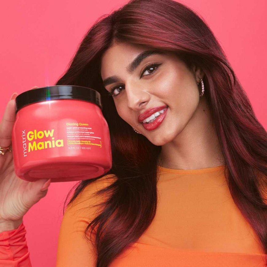 Matrix Mask for colored hair Glow Mania Glazing Queen (Super Gloss Protecting Mask), 500 ml – 5