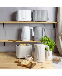 Vedenkeitin 1,7 l Kiharille hiuksille valkoinen AMBITION ELECTRO