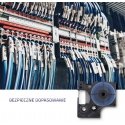 QOLTEC 50228 Kutisteputki DYMO D1/DM1:lle 9 mm x 1 5 m Valkoinen Musta