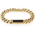 Tommy Hilfiger Timeless gold-plated bracelet with onyx 2790539 Tommy Hilfiger Timeless gold-plated bracelet with onyx 2790539