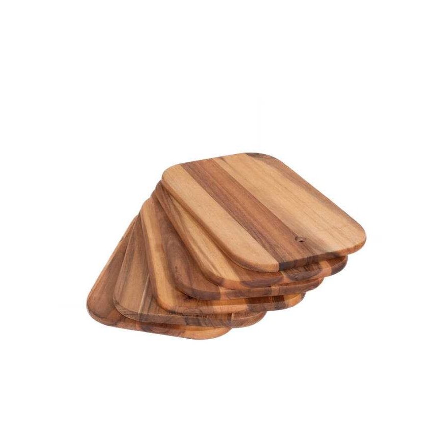 Cutting boards, on a stand, acacia, 6 pieces, "Kesper" – 5