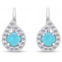 Brilio Silver Brilio Sidabrinis Sidabrinis earrings with mėlynas opals EA753WLB Brilio Silver Brilio Sidabrinis Sidabrinis earrings with mėlynas opals EA753WLB