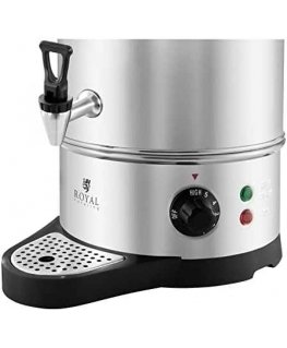 Kettle Royal Catering Warmer heater with drip grid for hot water, stainless steel 230V 10L