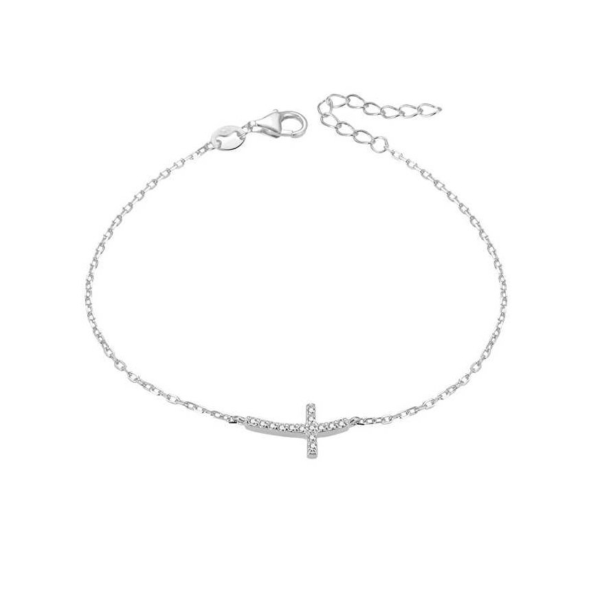 Beneto Benet Silver bracelet with cross