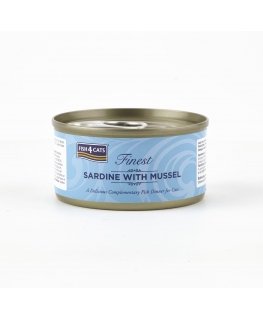 FISH4CATS Sardiin rannakarbil - kassi märgtoit - 70g