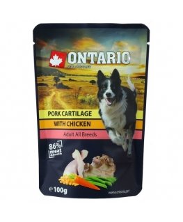 Canned food for dogs : Ontario Dog Pork Cartilage with Chicken i
