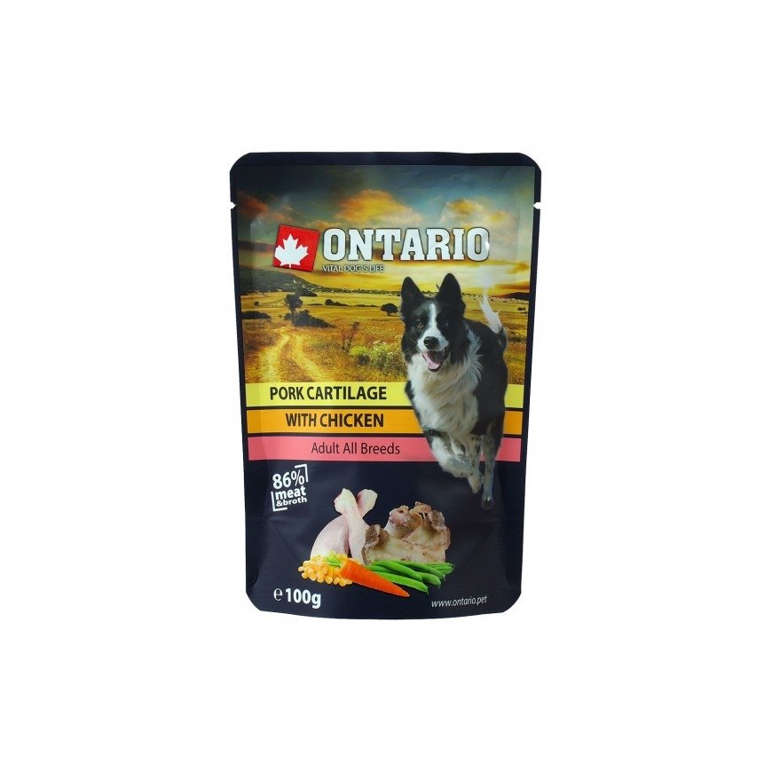 Canned food for dogs : Ontario Dog Pork Cartilage with Chicken i