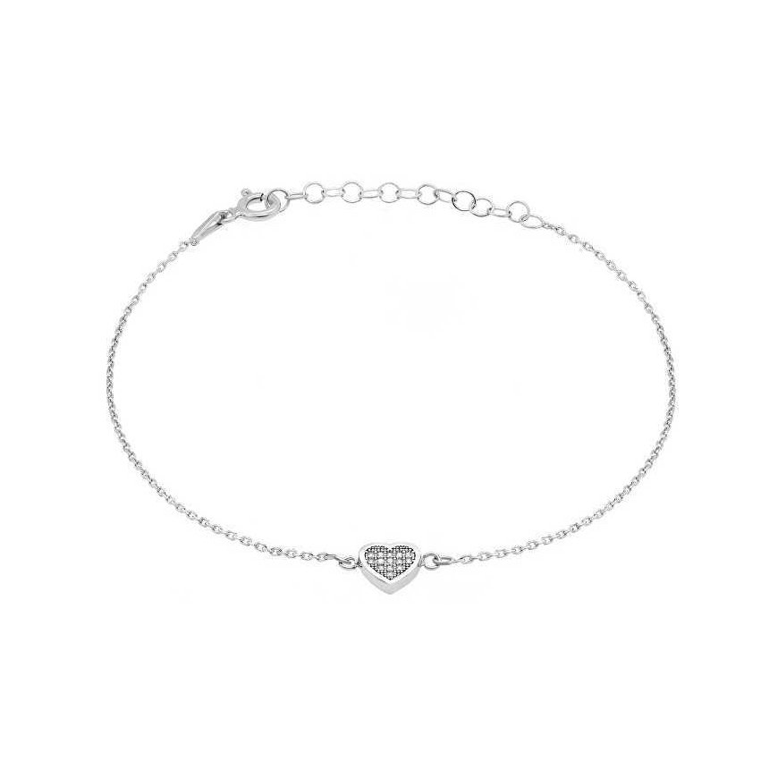 Brilio Silver Brilio Silver Romantic silver heart bracelet BR18W