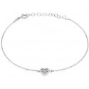 Brilio Silver Brilio Silver Romantic silver heart bracelet BR18W Brilio Silver Brilio Silver Romantic silver heart bracelet BR18W
