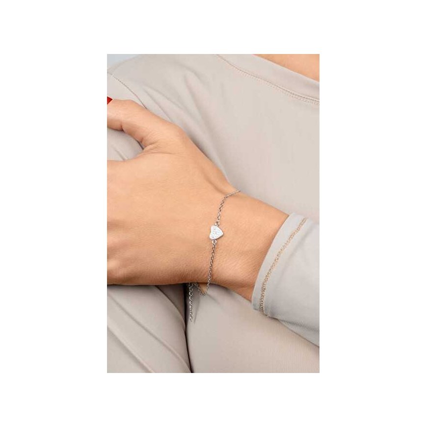 Brilio Silver Brilio Sidabrinis Romantic sidabrinis širdies apyrankė BR18W – 3