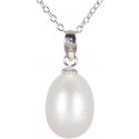 Jwl Luxury Pearls Pendant with real white pearl JL0437 Jwl Luxury Pearls Pendant with real white pearl JL0437