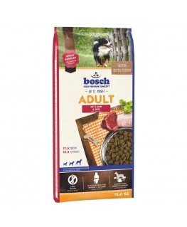 Bosch 52080015 suņu sausā barība 15 kg Pieaudzis suns Jēra gaļa, Rīsi