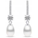 Brilio Silver Elegant silver earrings with pearls EA634W Brilio Silver Elegant silver earrings with pearls EA634W