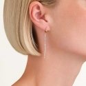 Rosefield Charming gold-plated earrings with clear crystals Tennis JETCG-J916 Rosefield Charming gold-plated earrings with clear crystals Tennis JETCG-J916