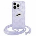 Etui Karl Lagerfeld Silicone Shadow Metal Initial MagSafe