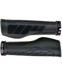Velo Prox ohjaustangon kahvat ProX VLG-1670D3 Mocrotech Gel 132mm Ergo Lock-on musta